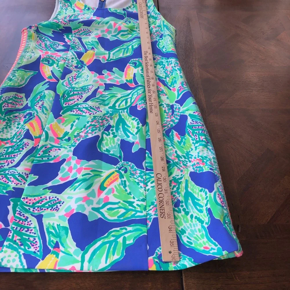 Lilly Pulitzer Mila Knit Shift in Wake Up Call Print New Size L - Picture 13 of 13